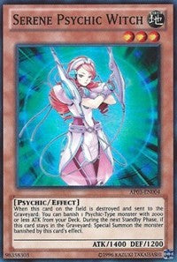 Serene Psychic Witch [AP03-EN004] Super Rare | Mega City Incorporated