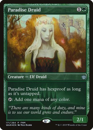 Paradise Druid [War of the Spark Promos] | Mega City Incorporated