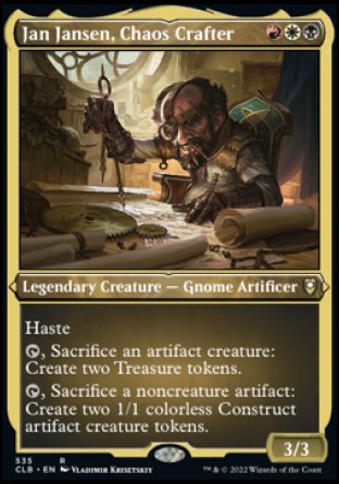 Jan Jansen, Chaos Crafter (Foil Etched) [Commander Legends: Battle for Baldur's Gate] | Mega City Incorporated