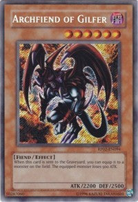 Archfiend of Gilfer [RP02-EN094] Secret Rare | Mega City Incorporated