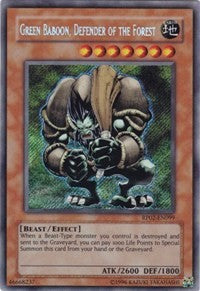 Green Baboon, Defender of the Forest [RP02-EN099] Secret Rare | Mega City Incorporated