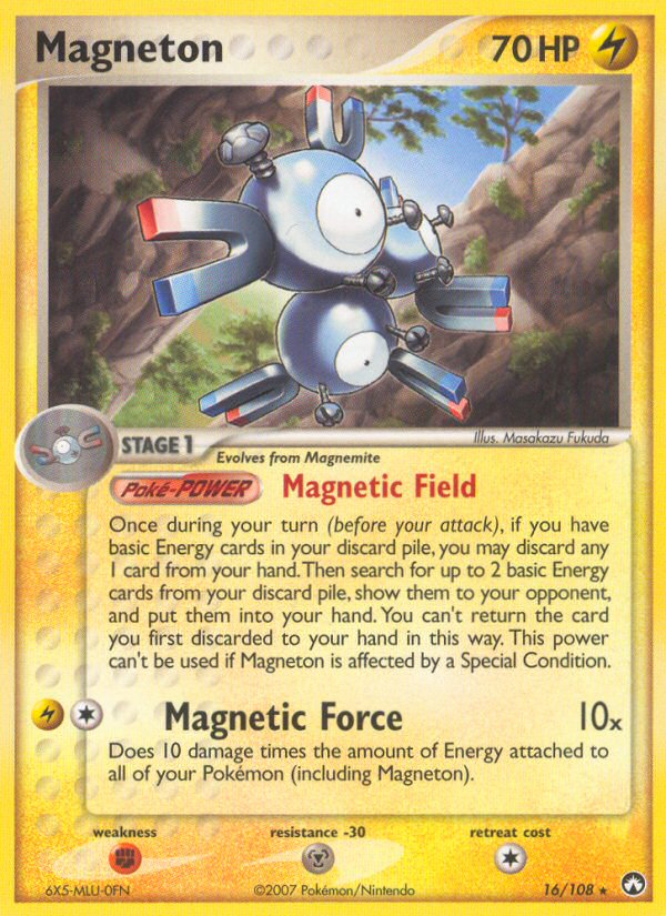 Magneton (16/108) [EX: Power Keepers] | Mega City Incorporated