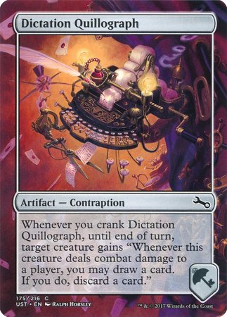 Dictation Quillograph [Unstable] | Mega City Incorporated