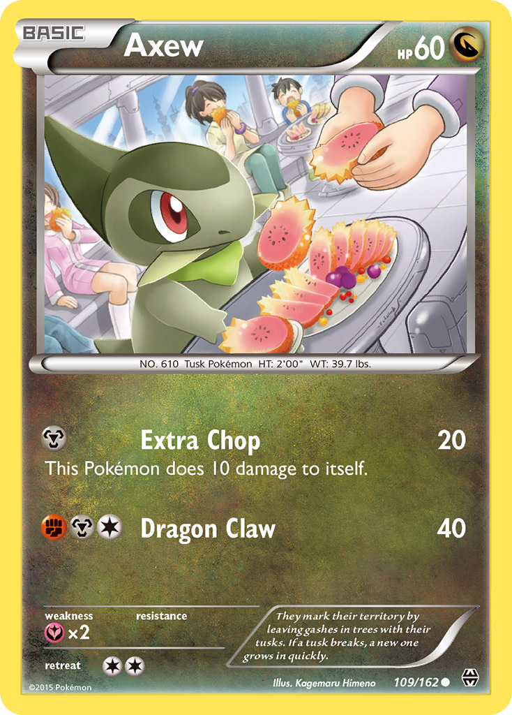Axew (109/162) [XY: BREAKthrough] | Mega City Incorporated