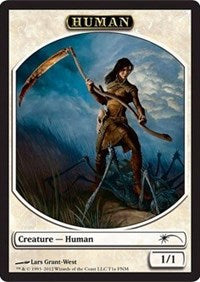 Human // Wolf Token [FNM Promos] | Mega City Incorporated