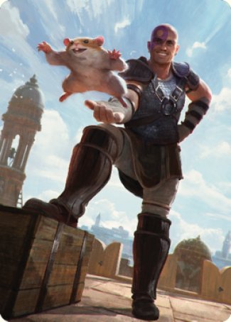 Minsc & Boo, Timeless Heroes Art Card (72) [Commander Legends: Battle for Baldur's Gate Art Series] | Mega City Incorporated