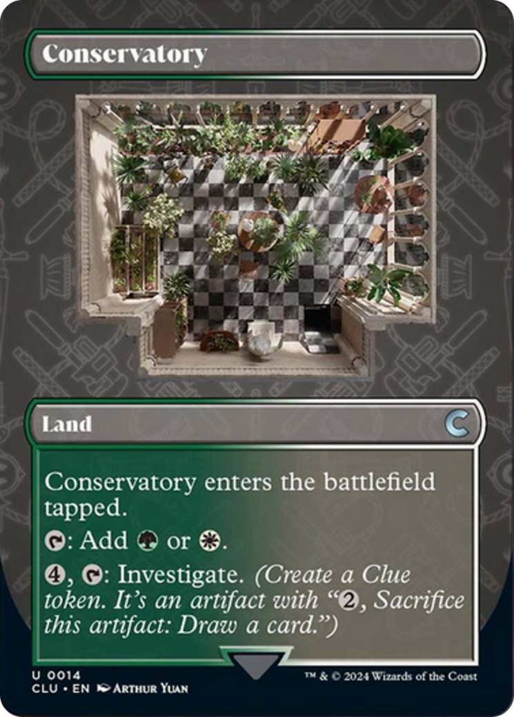 Conservatory (Borderless) [Ravnica: Clue Edition] | Mega City Incorporated