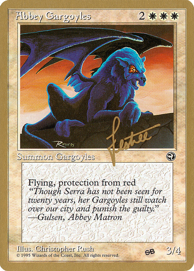 Abbey Gargoyles (Bertrand Lestree) (SB) [Pro Tour Collector Set] | Mega City Incorporated