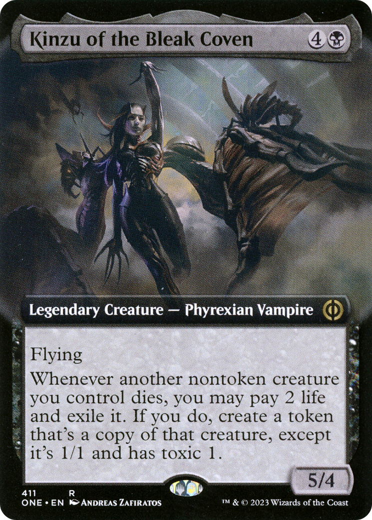 Kinzu of the Bleak Coven (Extended Art) [Phyrexia: All Will Be One] | Mega City Incorporated