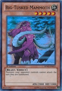 Big-Tusked Mammoth [BPW2-EN013] Super Rare | Mega City Incorporated