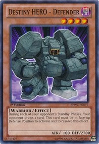 Destiny Hero - Defender [BPW2-EN019] Common | Mega City Incorporated