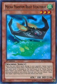 Mecha Phantom Beast Stealthray [BPW2-EN062] Super Rare | Mega City Incorporated