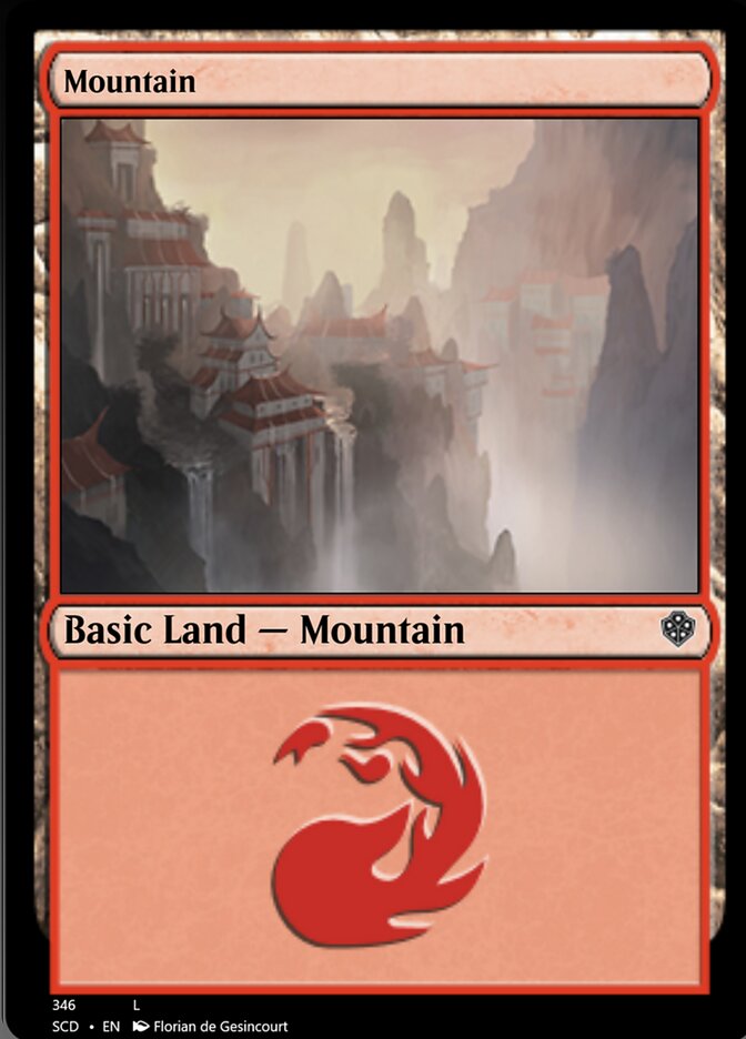 Mountain (346) [Starter Commander Decks] | Mega City Incorporated