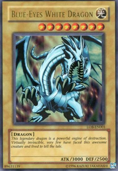 Blue-Eyes White Dragon [LOB-EN001] Ultra Rare | Mega City Incorporated