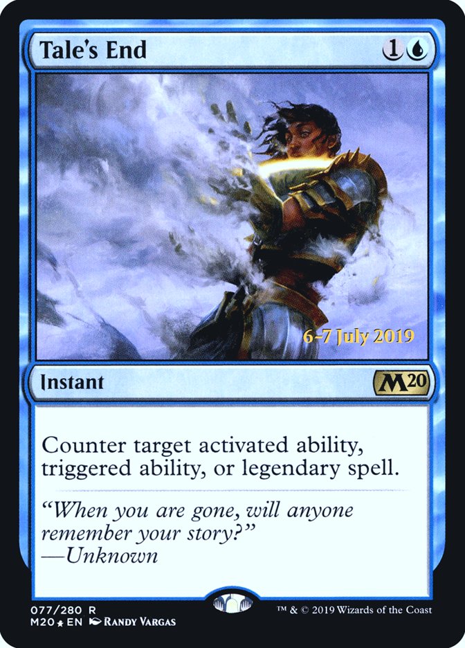 Tale's End  [Core Set 2020 Prerelease Promos] | Mega City Incorporated