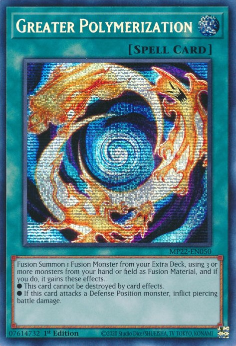 Greater Polymerization [MP22-EN050] Prismatic Secret Rare | Mega City Incorporated