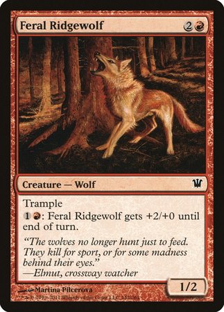 Feral Ridgewolf [Innistrad] | Mega City Incorporated