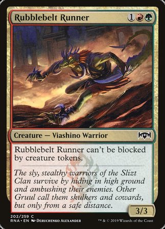 Rubblebelt Runner [Ravnica Allegiance] | Mega City Incorporated