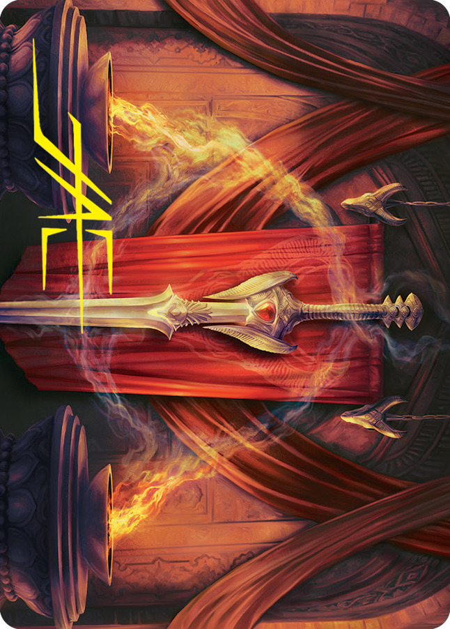Ramosian Greatsword Art Card (Gold-Stamped Signature) [March of the Machine Art Series] | Mega City Incorporated