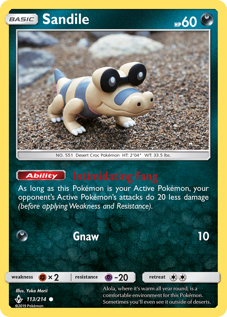 Sandile (113/214) [Sun & Moon: Unbroken Bonds] | Mega City Incorporated