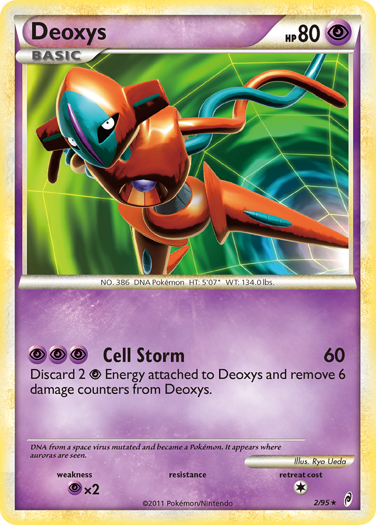 Deoxys (2/95) [HeartGold & SoulSilver: Call of Legends] | Mega City Incorporated