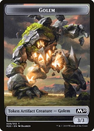 Golem Token [Core Set 2020 Tokens] | Mega City Incorporated