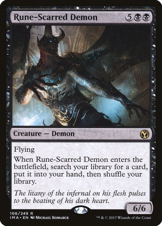 Rune-Scarred Demon [Iconic Masters] | Mega City Incorporated