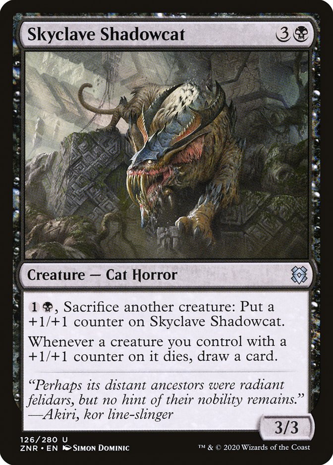 Skyclave Shadowcat [Zendikar Rising] | Mega City Incorporated