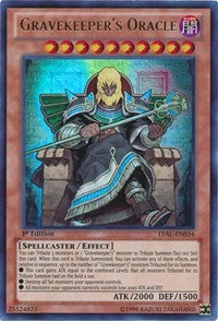 Gravekeeper's Oracle [LVAL-EN034] Ultra Rare | Mega City Incorporated