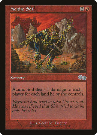 Acidic Soil [Urza's Saga] | Mega City Incorporated
