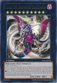 Number C92: Heart-eartH Chaos Dragon [LVAL-EN050] Rare | Mega City Incorporated