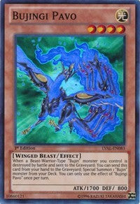 Bujingi Pavo [LVAL-EN083] Super Rare | Mega City Incorporated