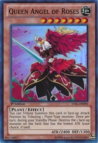 Queen Angel of Roses [LVAL-EN092] Super Rare | Mega City Incorporated