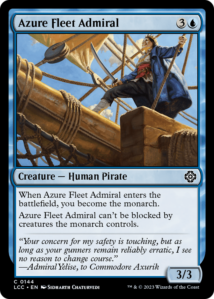 Azure Fleet Admiral [The Lost Caverns of Ixalan Commander] | Mega City Incorporated