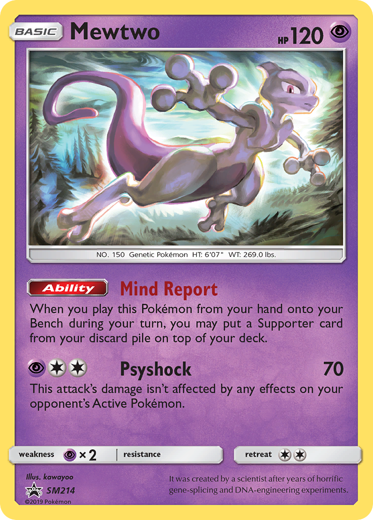 Mewtwo (SM214) [Sun & Moon: Black Star Promos] | Mega City Incorporated