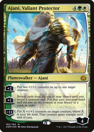 Ajani, Valiant Protector [Aether Revolt] | Mega City Incorporated