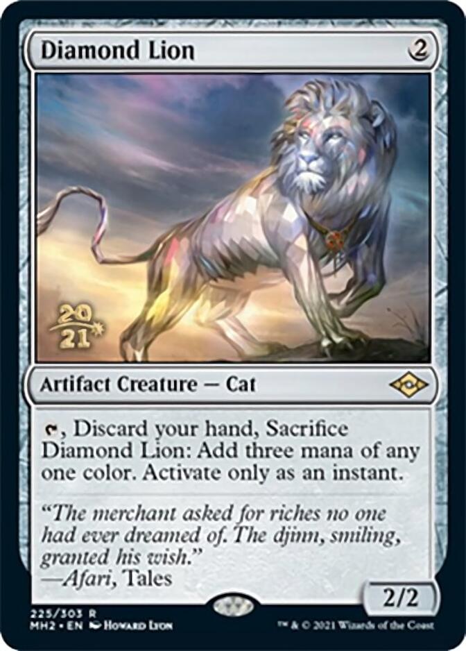 Diamond Lion [Modern Horizons 2 Prerelease Promos] | Mega City Incorporated