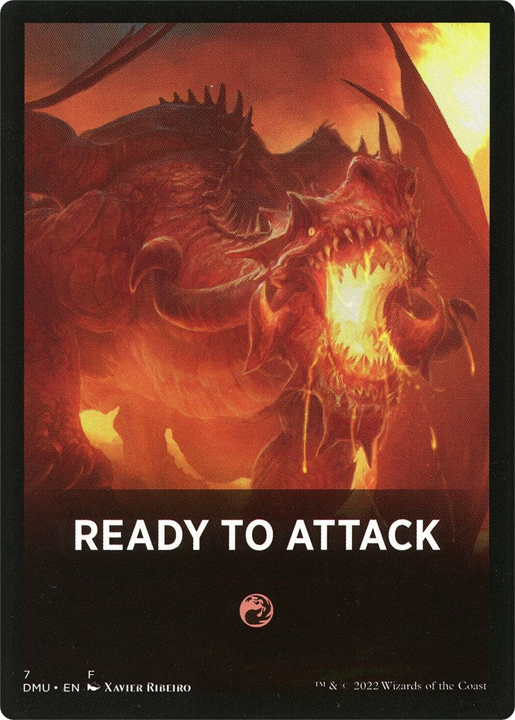 Ready to Attack Theme Card [Dominaria United Tokens] | Mega City Incorporated