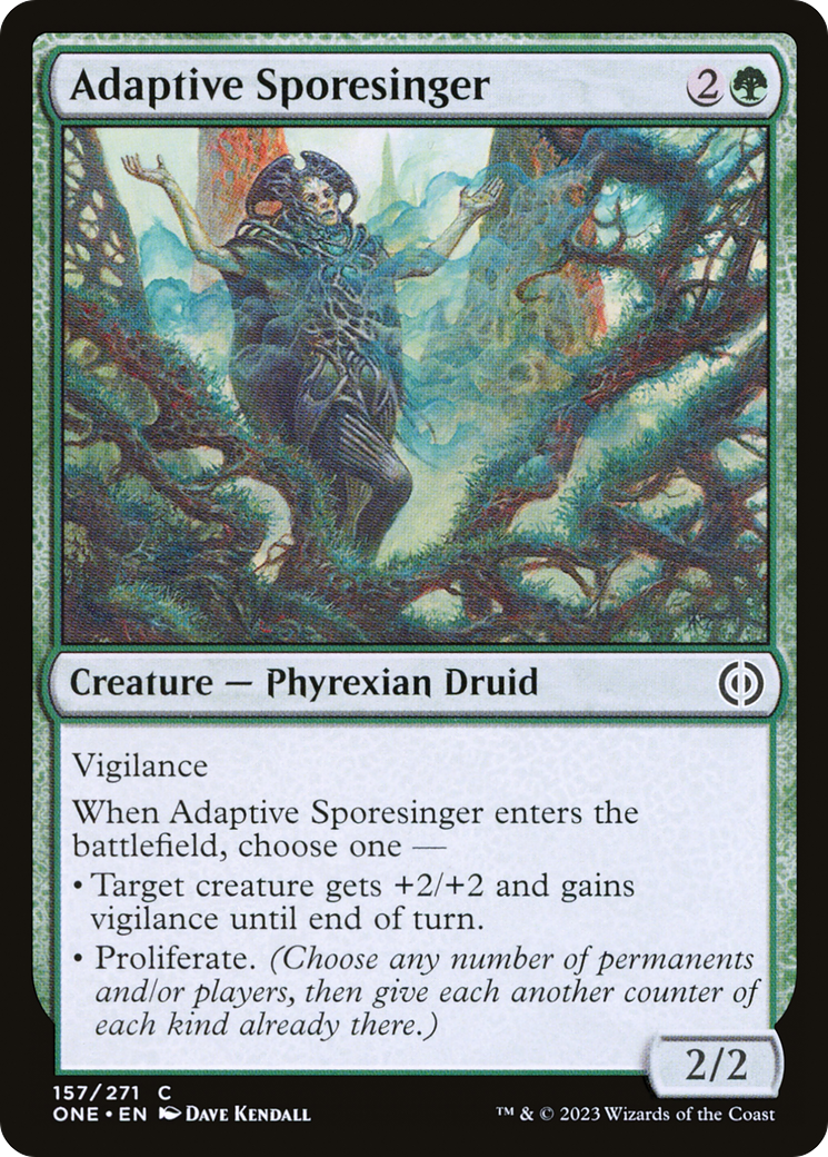 Adaptive Sporesinger [Phyrexia: All Will Be One] | Mega City Incorporated