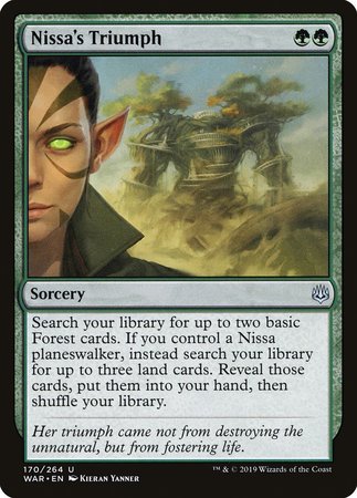 Nissa's Triumph [War of the Spark] | Mega City Incorporated