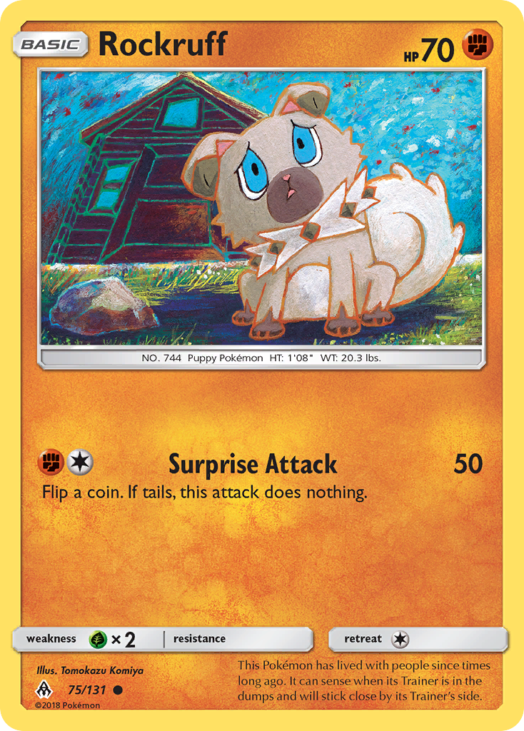 Rockruff (75/131) [Sun & Moon: Forbidden Light] | Mega City Incorporated