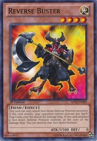 Reverse Buster [SP14-EN009] Starfoil Rare | Mega City Incorporated