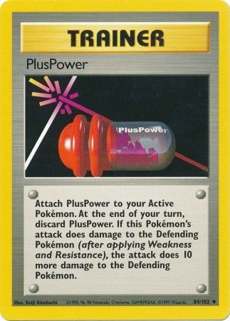 PlusPower (84/102) [Base Set Unlimited] | Mega City Incorporated