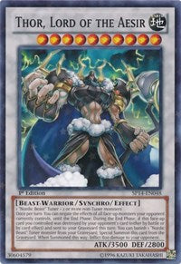 Thor, Lord of the Aesir [SP14-EN048] Starfoil Rare | Mega City Incorporated