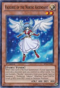 Valkyrie of the Nordic Ascendant [SP14-EN047] Starfoil Rare | Mega City Incorporated