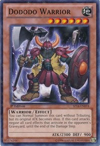 Dododo Warrior [SP14-EN018] Starfoil Rare | Mega City Incorporated