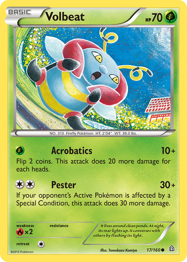 Volbeat (17/160) [XY: Primal Clash] | Mega City Incorporated