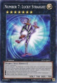 Number 7: Lucky Straight [SP14-EN027] Starfoil Rare | Mega City Incorporated