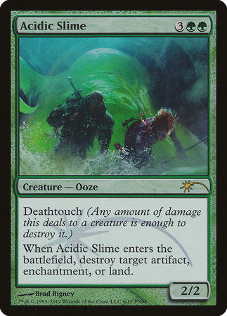 Acidic Slime [Friday Night Magic 2012] | Mega City Incorporated