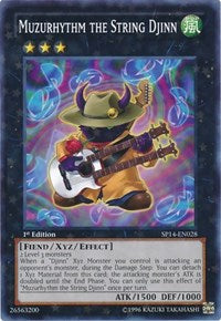 Muzurhythm the String Djinn [SP14-EN028] Starfoil Rare | Mega City Incorporated